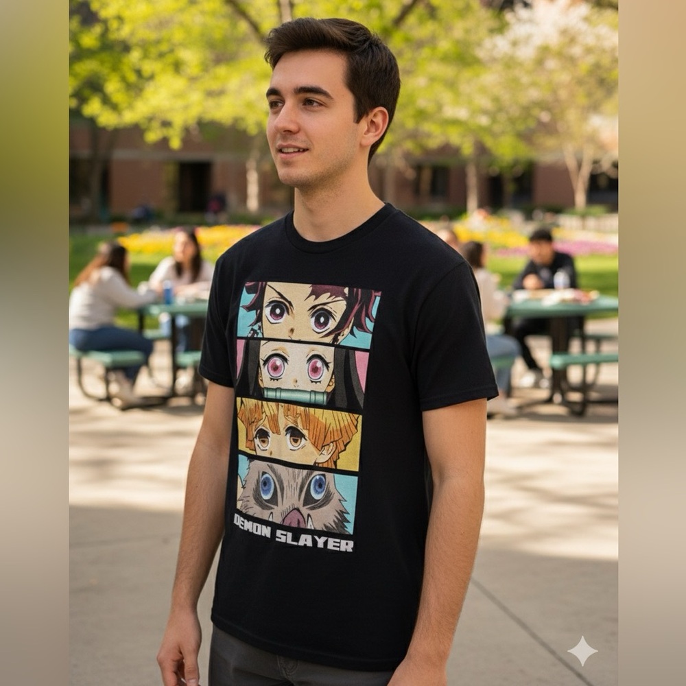 Black Graphic T-Shirt